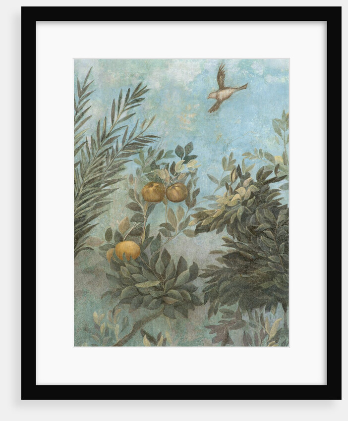Detail Showing Scene from Roman Fresco of Tree with Birds by Anonymous