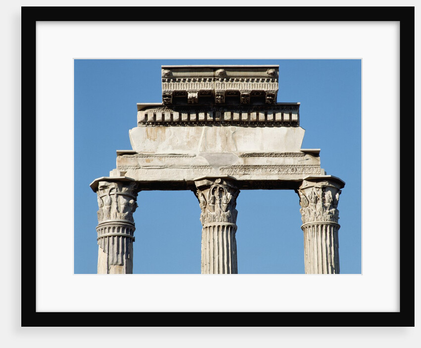 Ruins of the Temple of Castor and Pollux by Anonymous