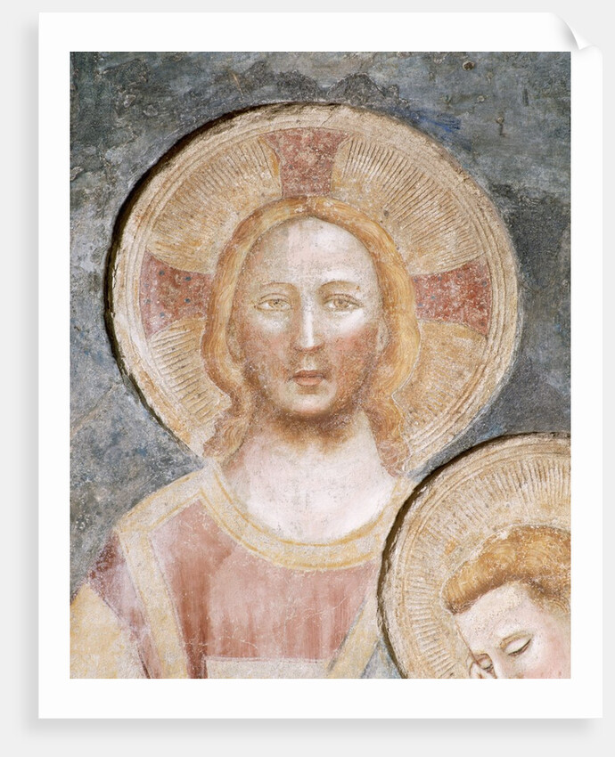 Detail of Christ's Head in The Last Supper from the Refectory of the Abbey of Pomposa by Anonymous