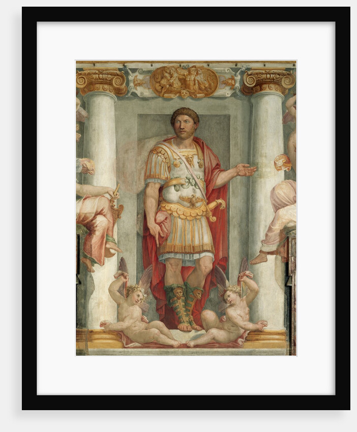 Roman Legionnaire Fresco by Anonymous