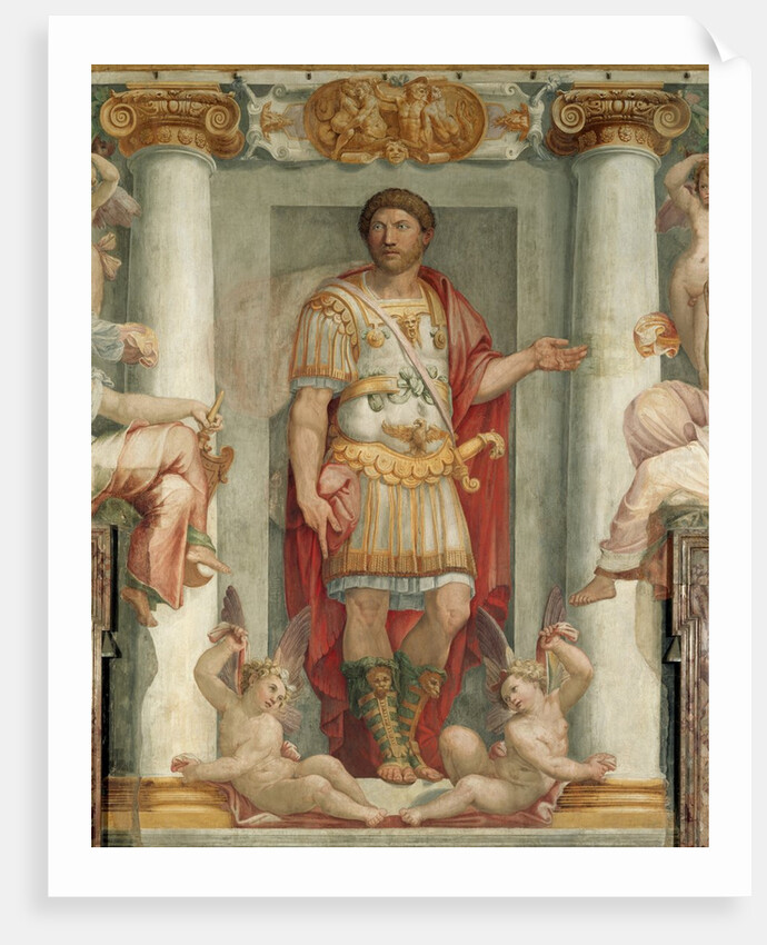 Roman Legionnaire Fresco by Anonymous