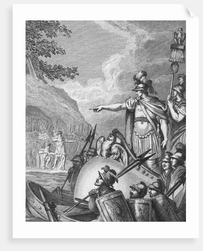 Julius Caesar Commanding Forces by Anonymous