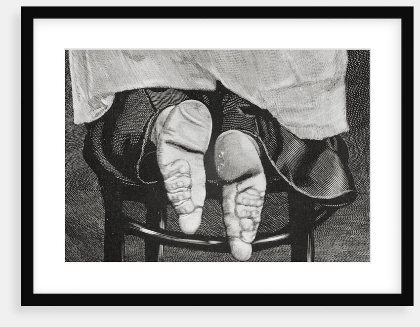 Portrait of Chinese Woman's Feet by Anonymous