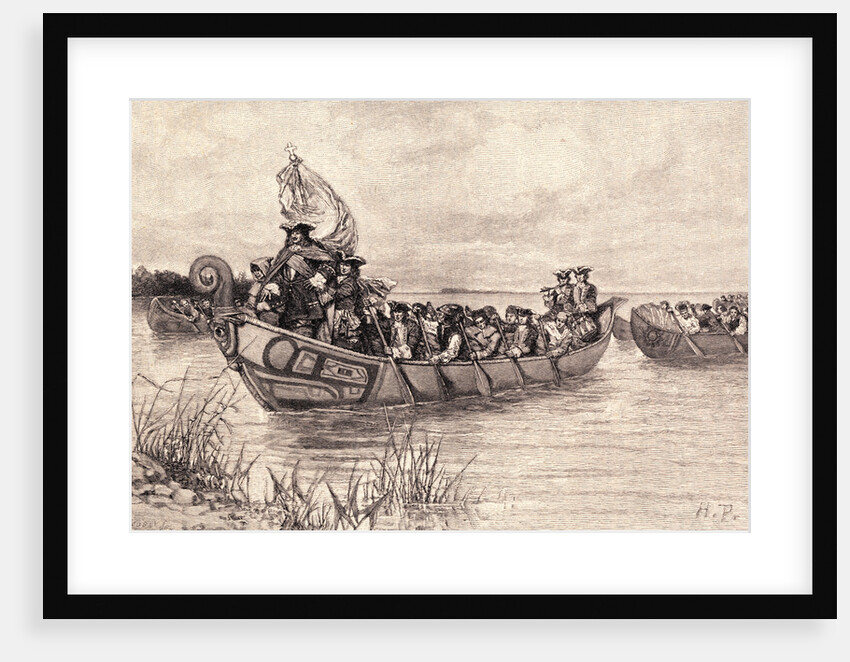 Antoine Laumet de La Mothe Commanding Seamen by Anonymous