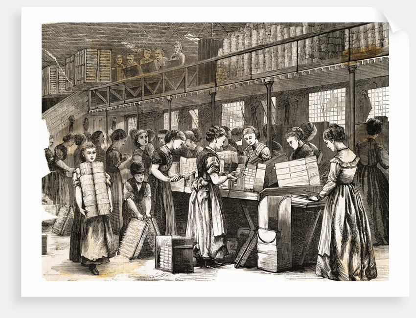 Women and Children Making Matches by Anonymous