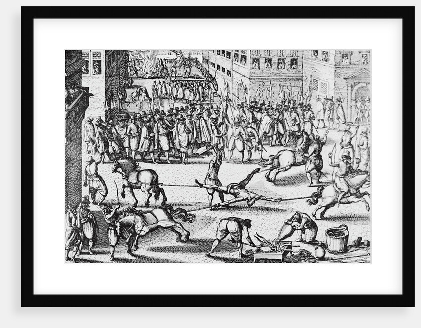 Francois Ravaillac Being Executed by Anonymous