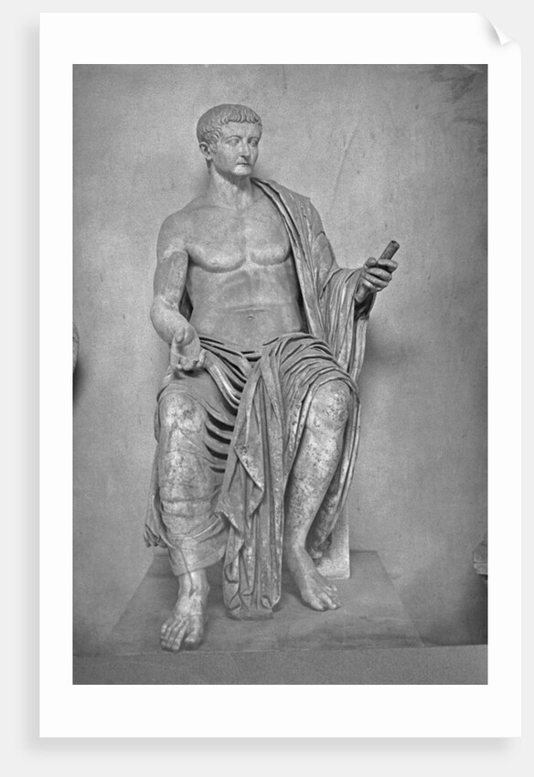 Tiberius Wearing Overlapping Robe by Anonymous