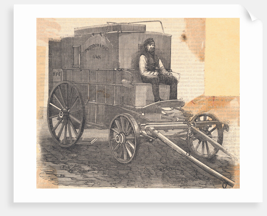Roger Fenton's Photographic Van by Anonymous