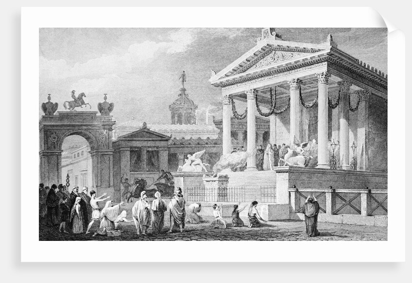 Temple of Fortuna at Pompeii by Anonymous