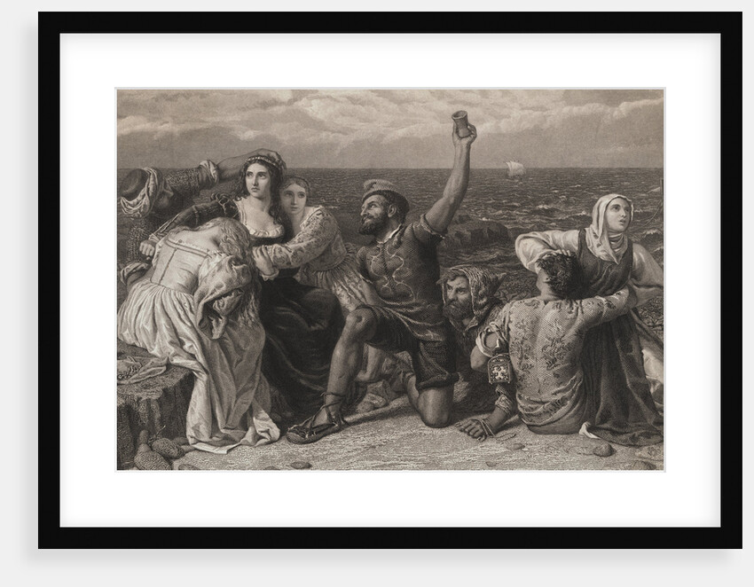 Pirates Playing Dice for Prisoners by Anonymous