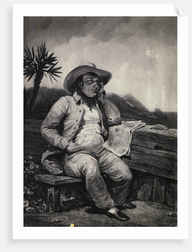 Napoleon Resting on St. Helena by Anonymous