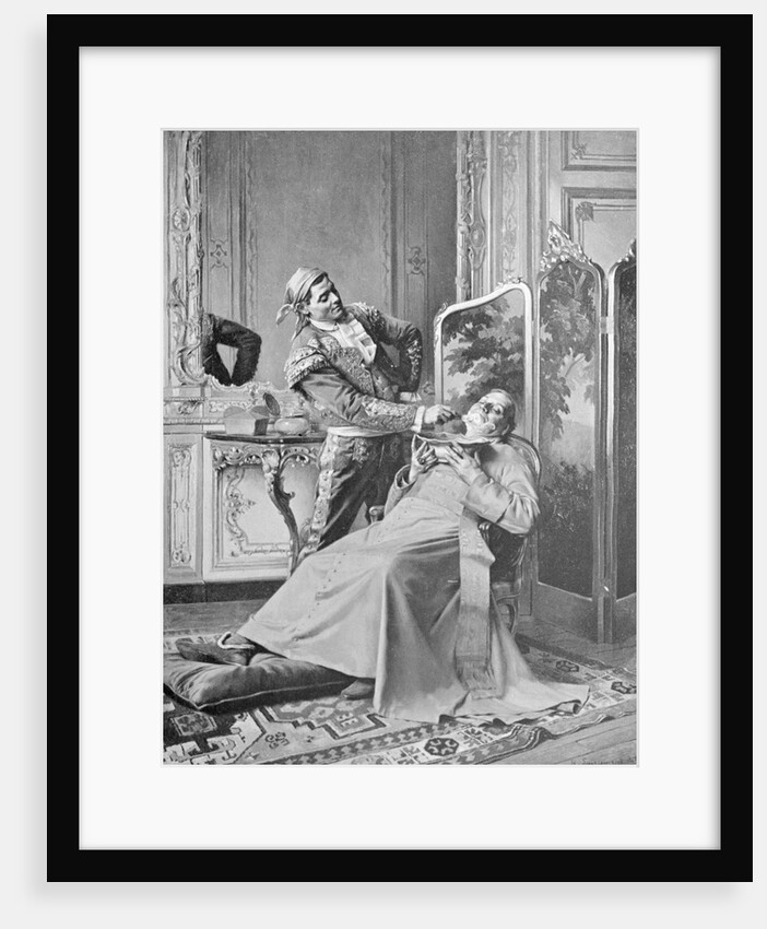 Barber Shaving Figaro by Anonymous