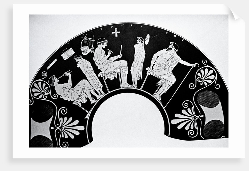 Grecian School Scene On Vase/Illustratio by Anonymous