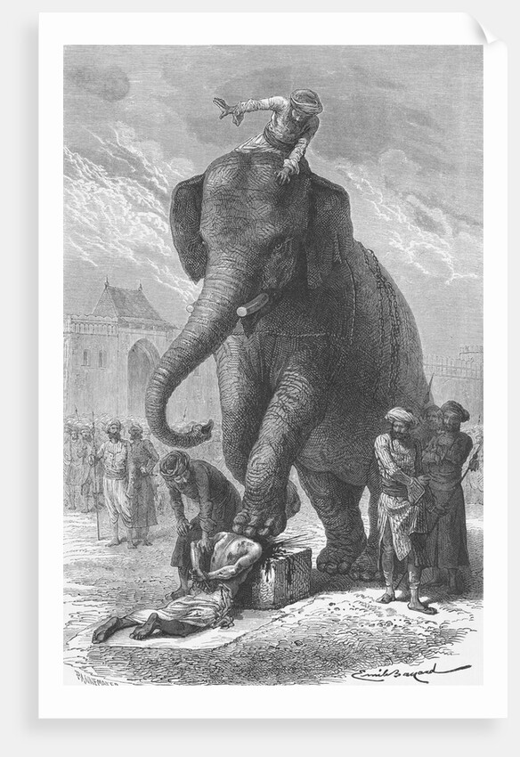 Elephant Crushing Victim's Head by Anonymous