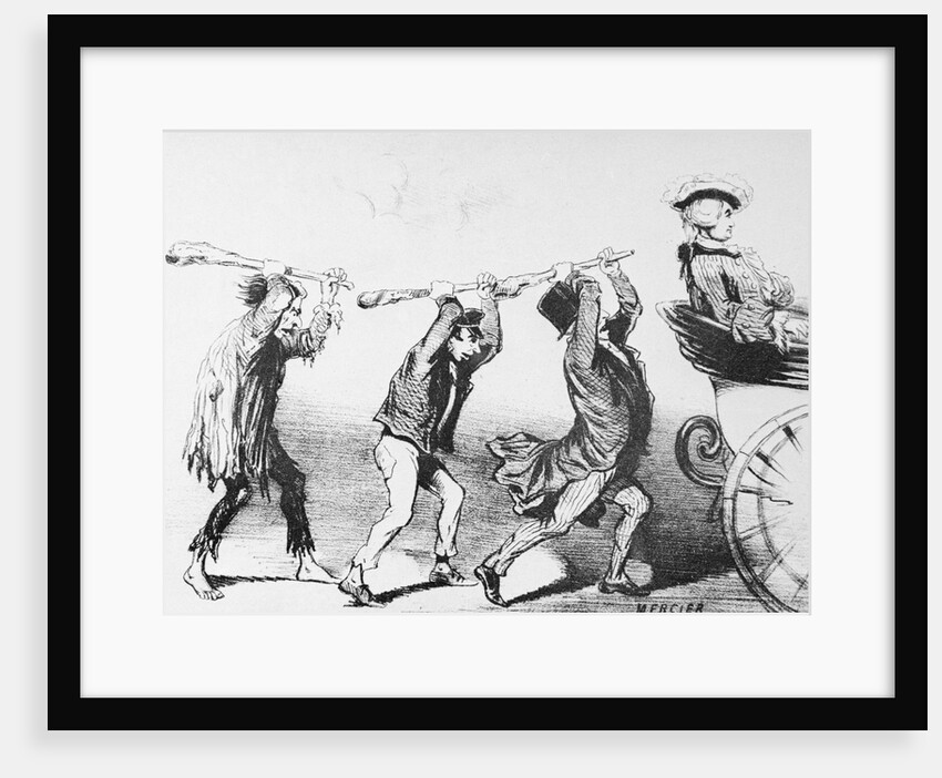 Three Men Having a Confrontation by Anonymous