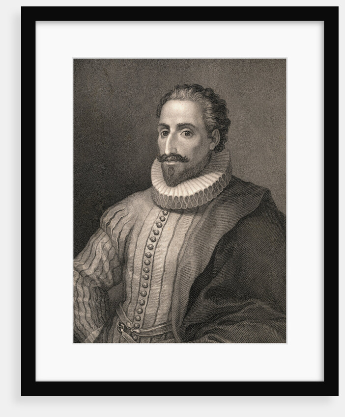 Portrait of Miguel de Cervantes Saavedra by Anonymous