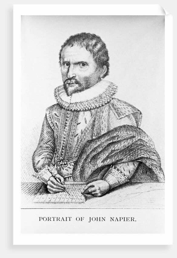 Portrait of John Napier by Anonymous