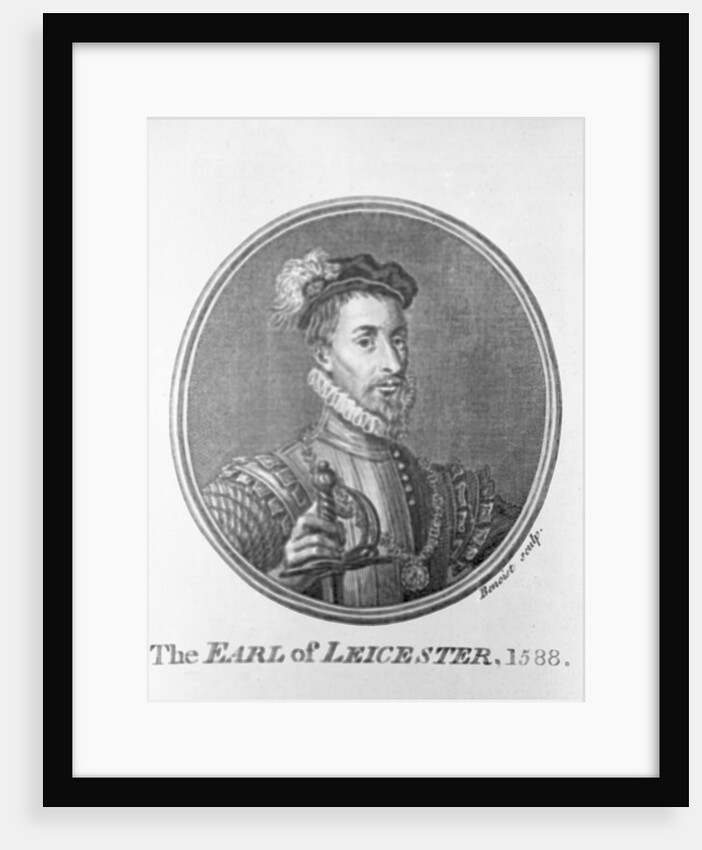 Portrait of Englishman Robert Dudley Leicester by Anonymous