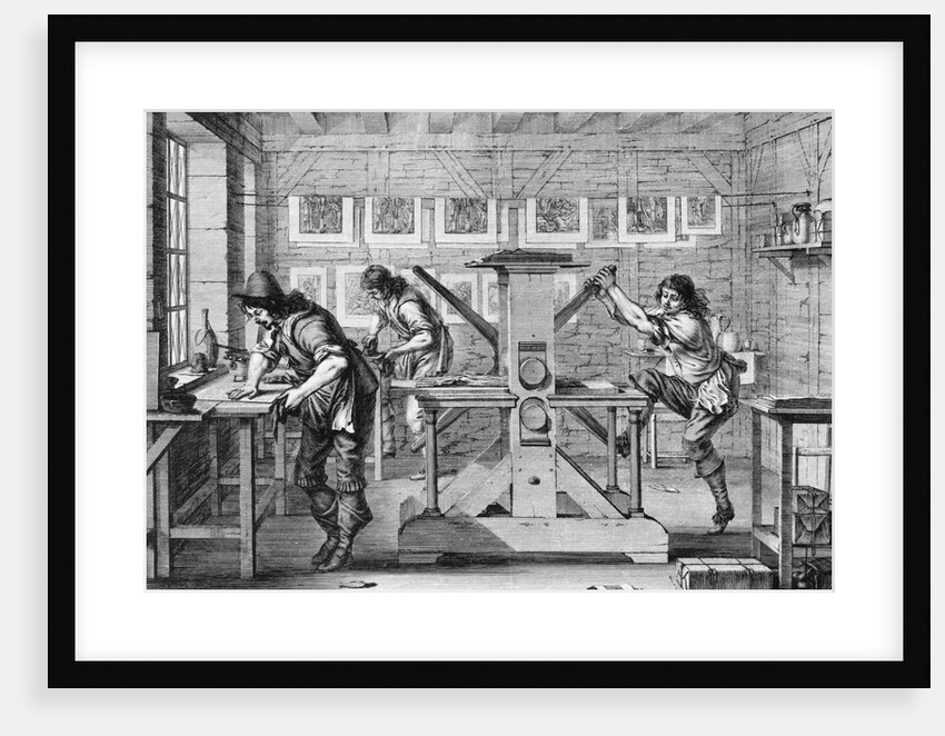 Workman Engraving Cooper by Anonymous