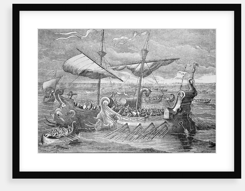 The Battle of Actium by Anonymous
