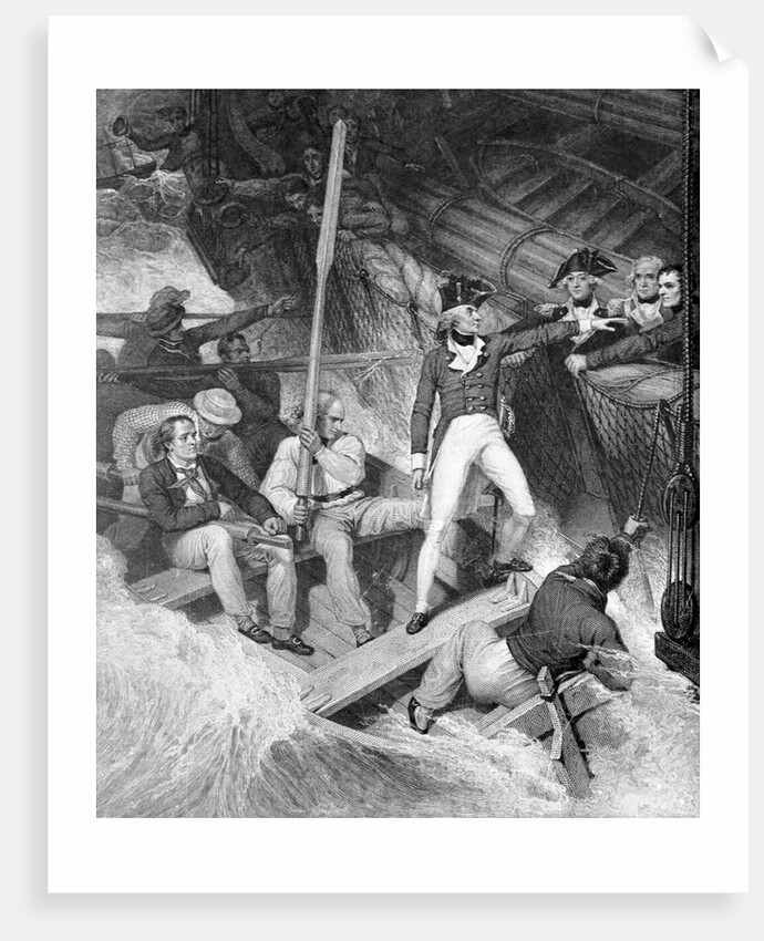 Lieutenant Nelson Volunteering to Board Boat by Anonymous