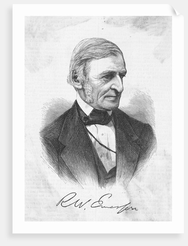 Portrait of Ralph Waldo Emerson by Anonymous