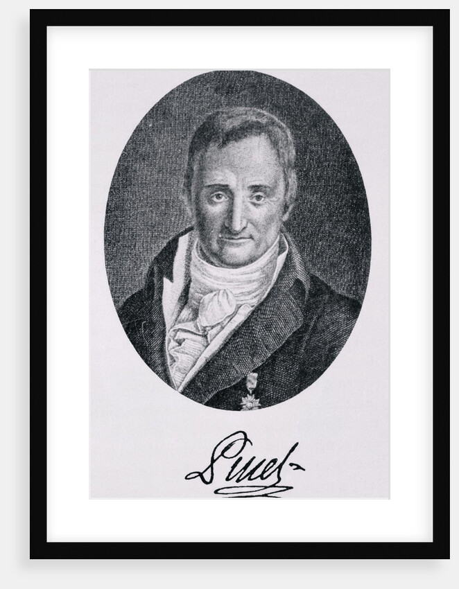 Father of Psychiatry Phillip Pinel by Anonymous