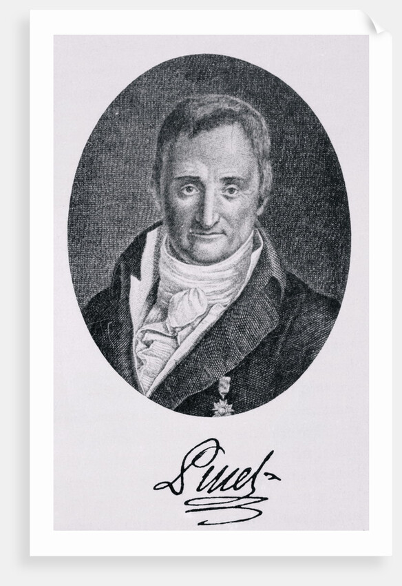Father of Psychiatry Phillip Pinel by Anonymous