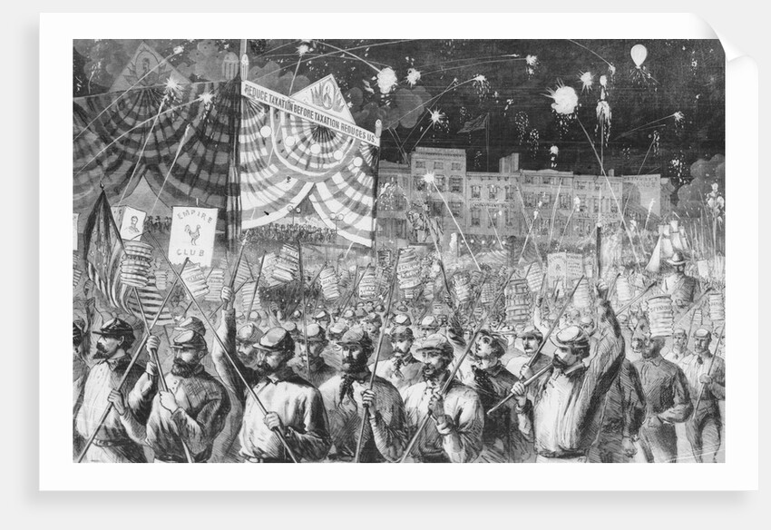 Townspeople Parading by Anonymous
