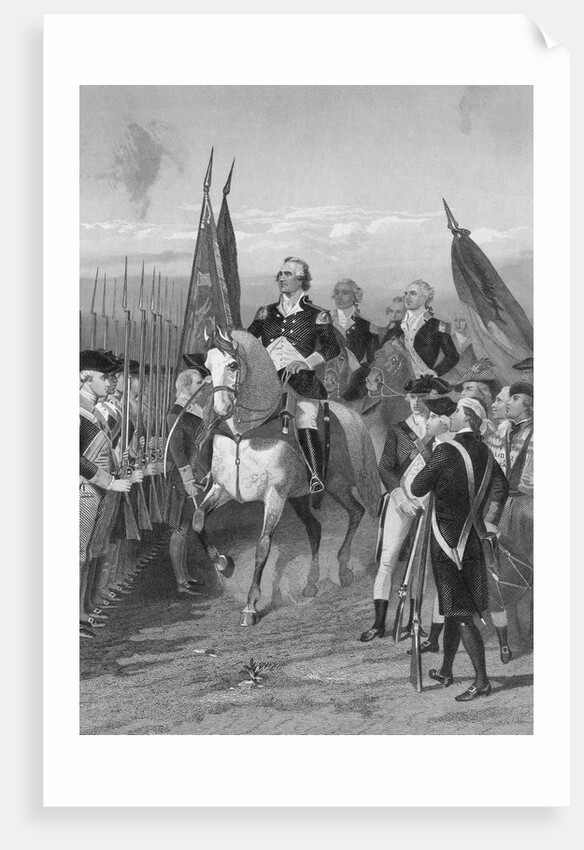 George Washington Taking Command of Army by Anonymous