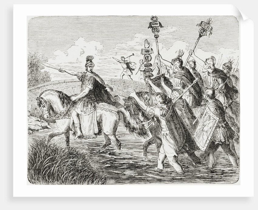 Julius Caesar Crossing Rubicon by Anonymous