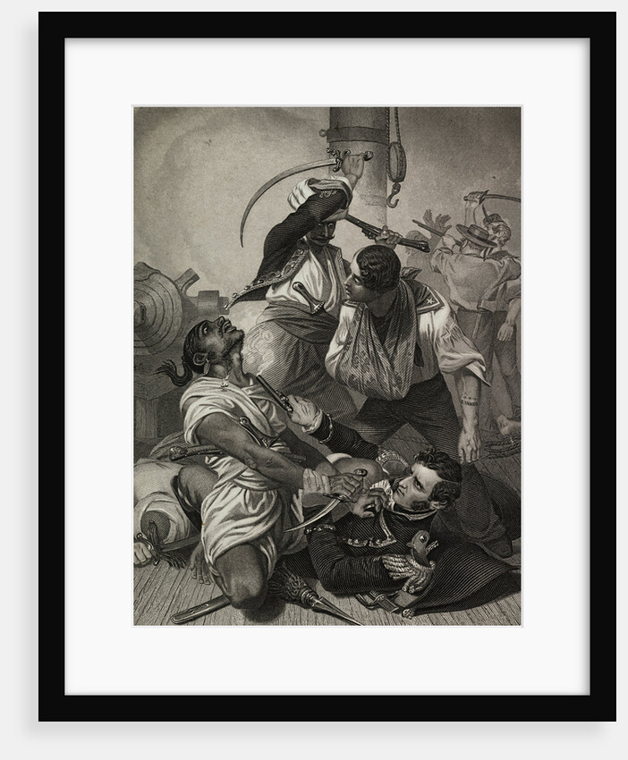 Stephen Decatur Fighting Algerine by Anonymous
