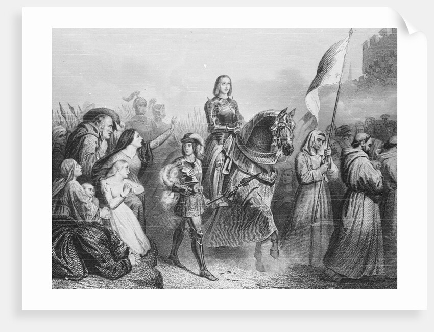 Sketching of Joan of Ark by Anonymous