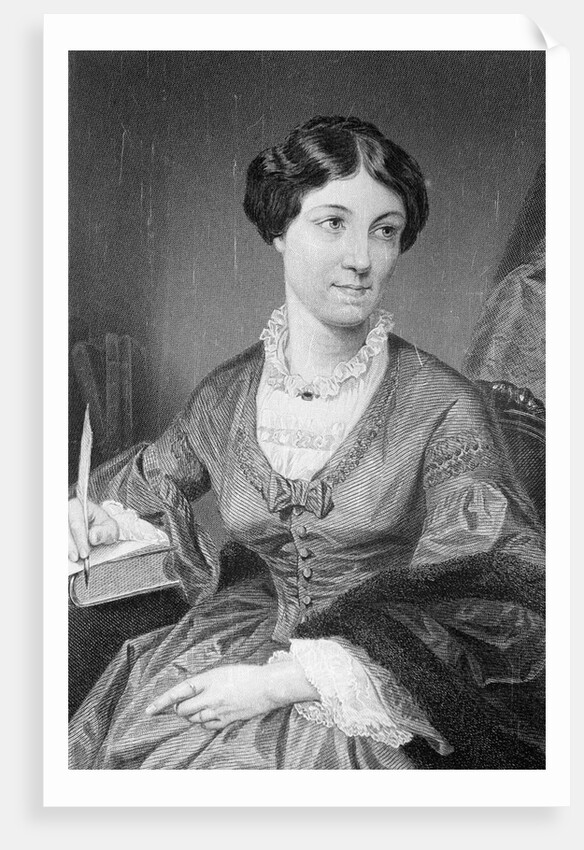 Illustration of British Writer Harriet Martineau by Anonymous