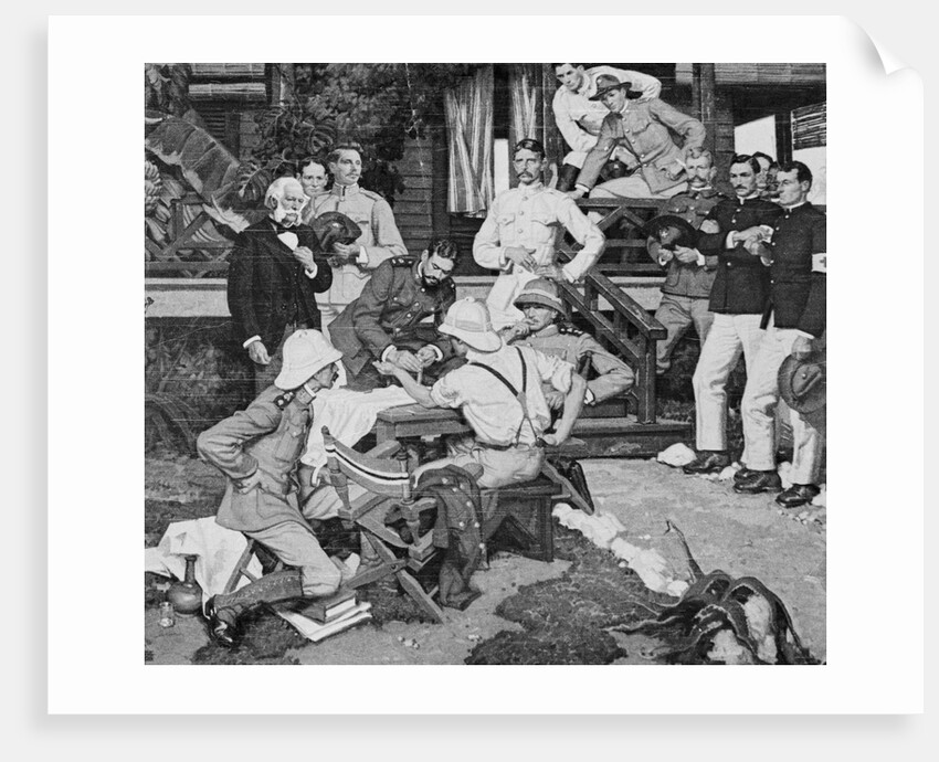 Illus. Of Men Getting Inoculations by Anonymous