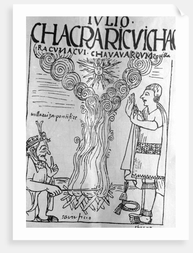Depiction of Incans Performing Sacrifice by Anonymous