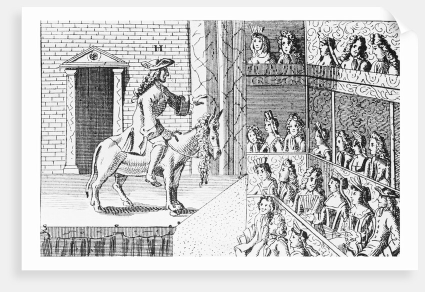 Illustration of Actor on Stage by Anonymous
