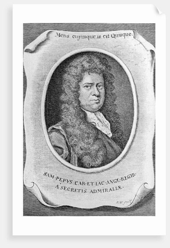 Portrait of Samuel Pepys, The Famous Diarist by Anonymous