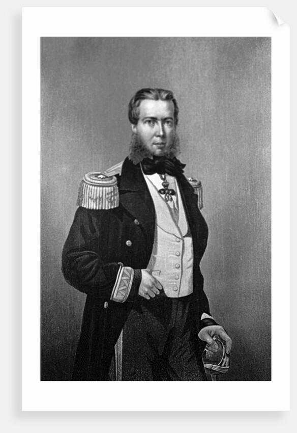Steel Engraving of Maximilian by Anonymous