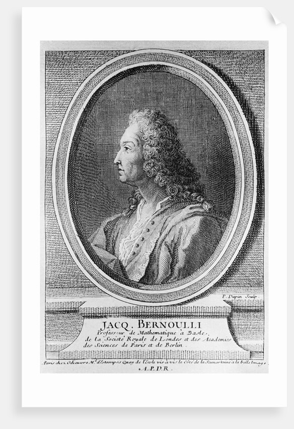 Portrait of Jakob Bernoulli by Anonymous