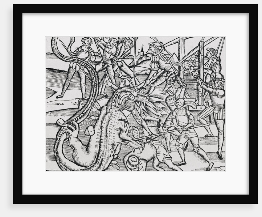 Marcus Regulus Killing a Dragon by Anonymous
