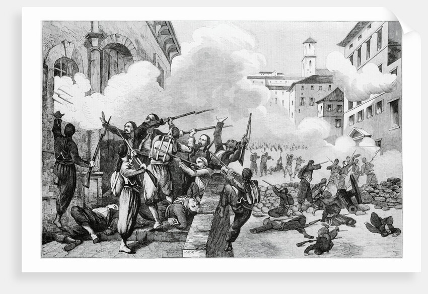 Battle of Montebello by Anonymous