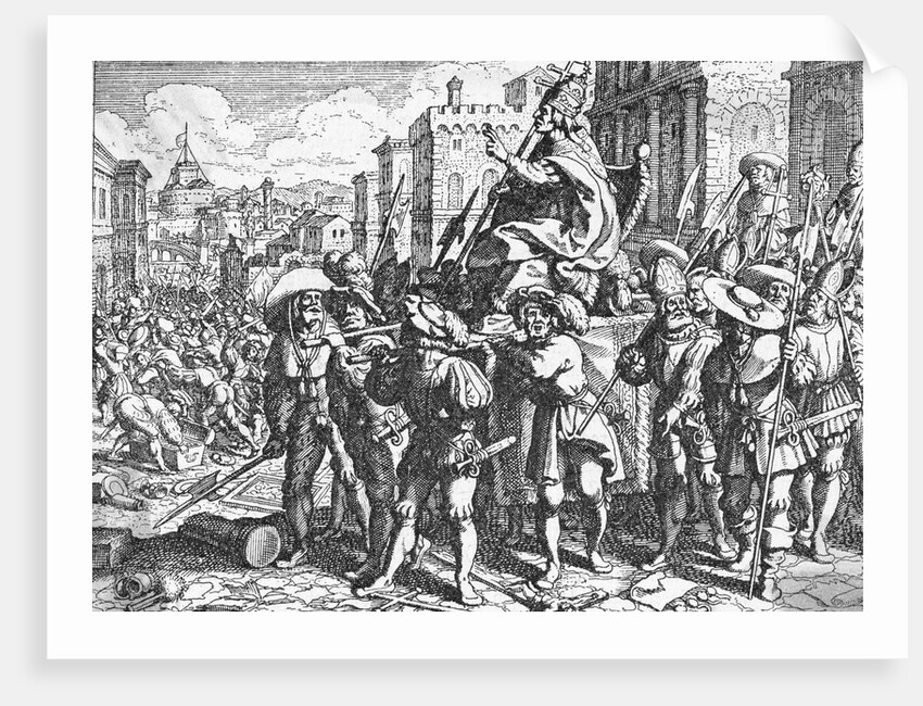 German Soldiers Deriding Pope by Anonymous