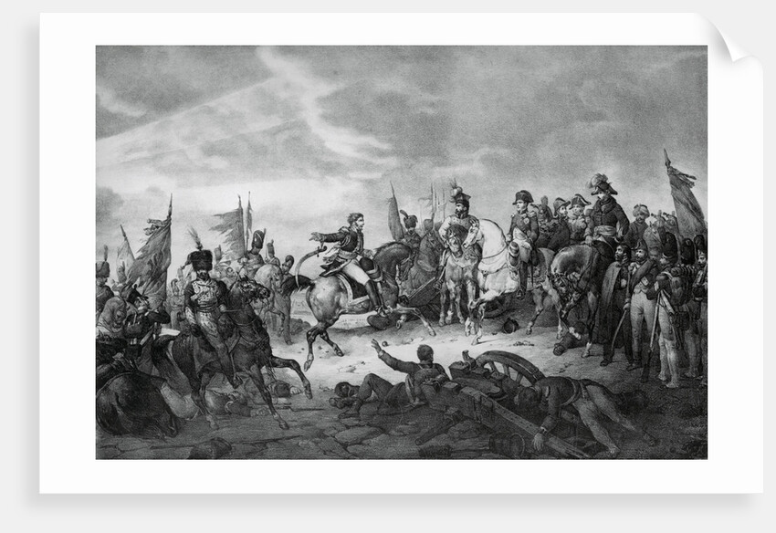 Napoleon During Battle of Austerlitz by Anonymous