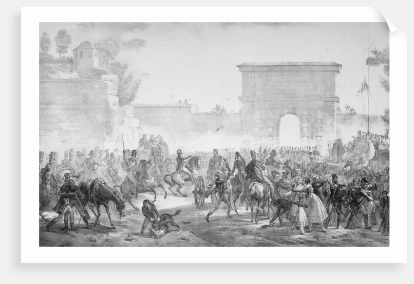 Napoleon and French Army Entering Milan by Anonymous