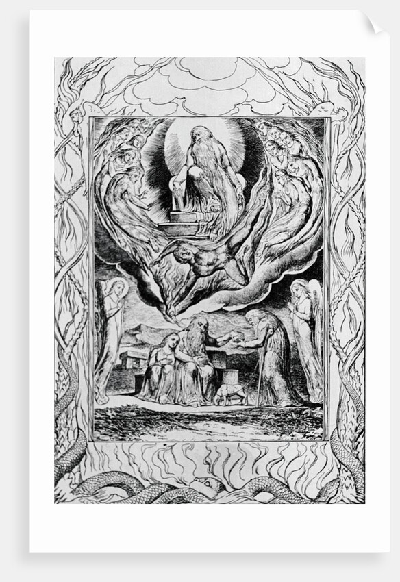 Illustration from Book of Job by William Blake