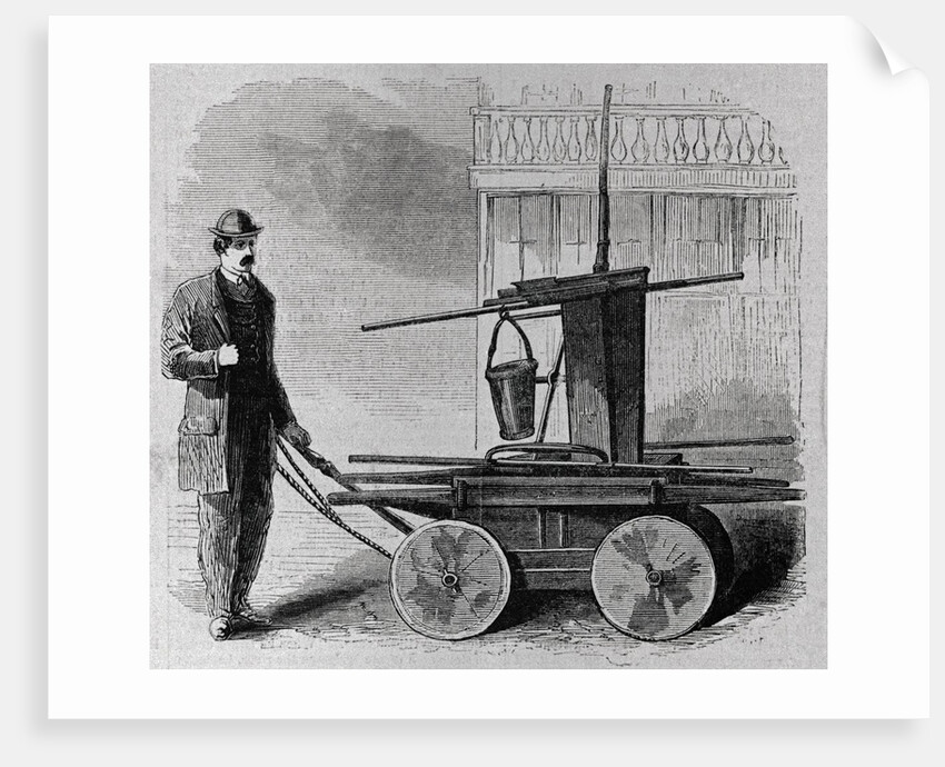 First Fire Engine Ever Built in United States by Anonymous