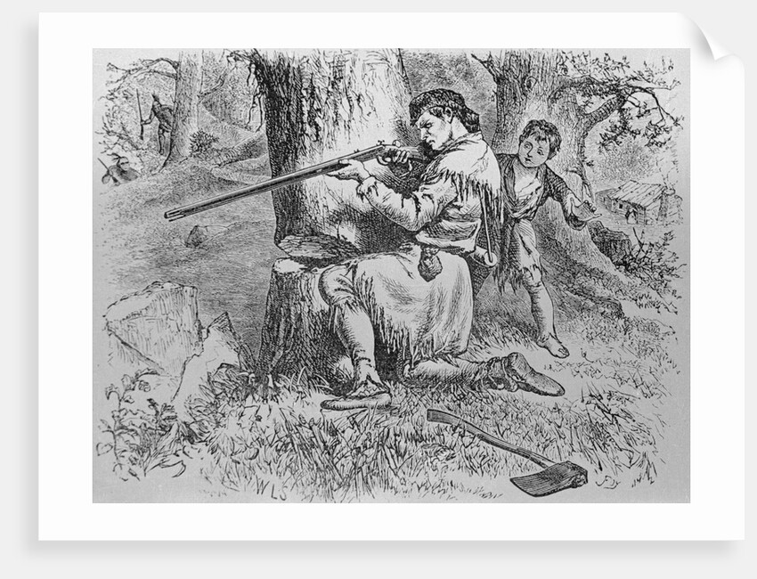 Rifleman Aiming His Rifle by Anonymous