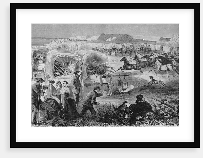 Moving Day During the Westward Migration by Anonymous