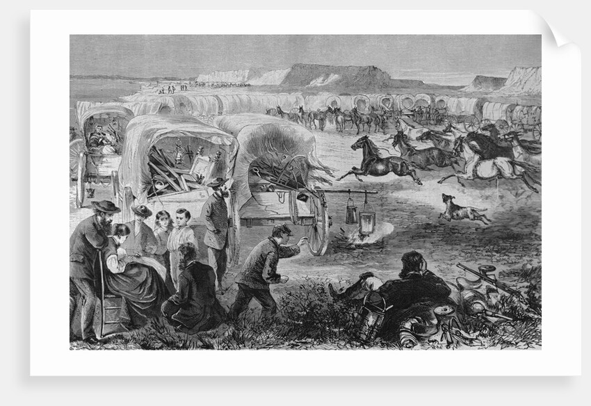 Moving Day During the Westward Migration by Anonymous